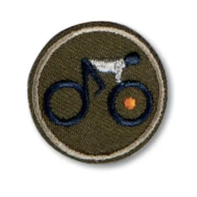 Hjólreiðamaður (3x3cm – khaki)