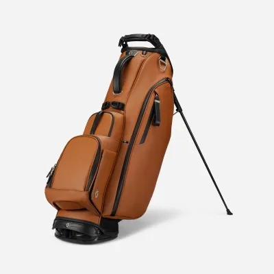 Golfpoki Vessel Player V Stand 14-Way - Heritage Brown