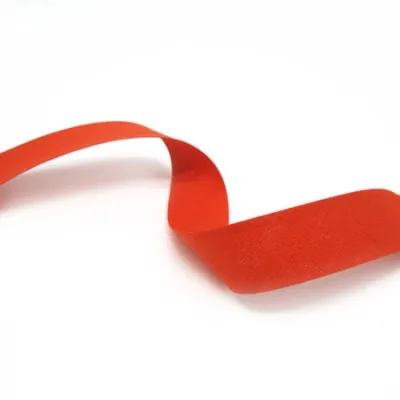 Skáband úr bómull (20mm – dark orange -5m kort)