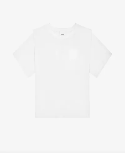 Zelitos Stuttermabolur - HVÍTT / L