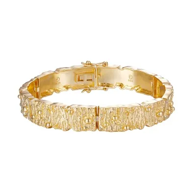 Vera Design - STUÐLABERG MIDI - armband gyllt - SMALL 165mm