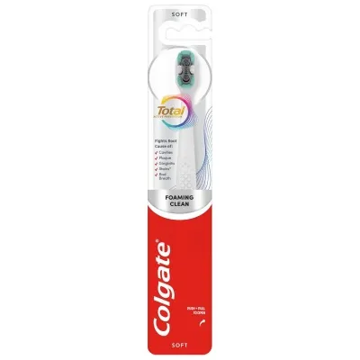 COLGATE - Tannbursti Total Foaming Clean Soft