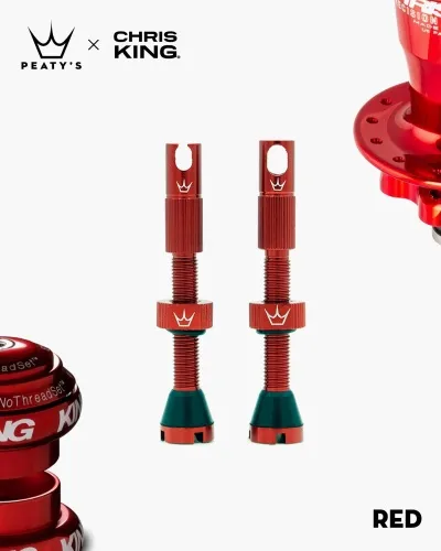 Peaty's Tubeless Valves Mk2 - Red