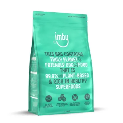 IMBY Þurrfóður úr plöntupróteini | Vegan Hundafóður - 20 kg (4 x 5 kg)