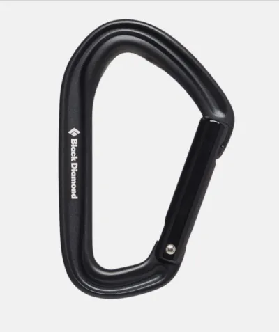 BD Carabiner Hotforge Straight Black