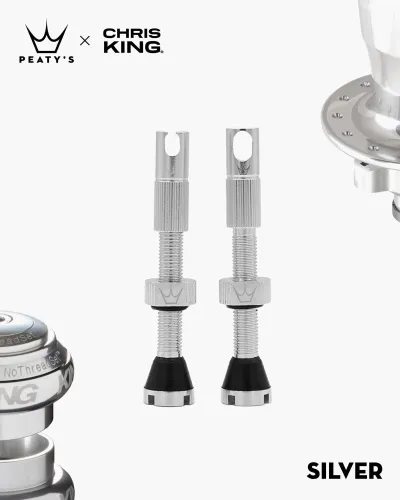 Peaty's Tubeless Valves Mk2 - Silver
