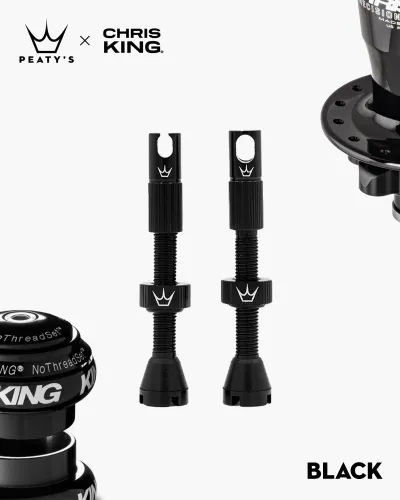 Peaty's Tubeless Valves Mk2 - Black