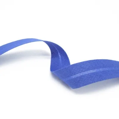 Skáband úr bómull (20mm – blátt -5m kort)