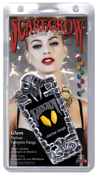 Scarecrow vampíru tennur-Gold classic