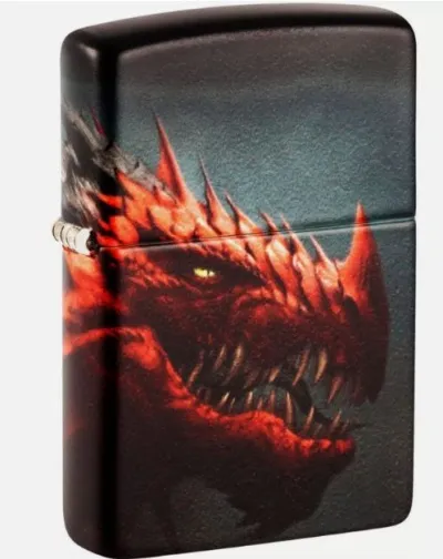 Zippo Red Dragon Design
