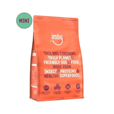 IMBY Adult Mini þurrfóður úr skordýrapróteini | Hundafóður - 20 kg (4 x 5 kg)