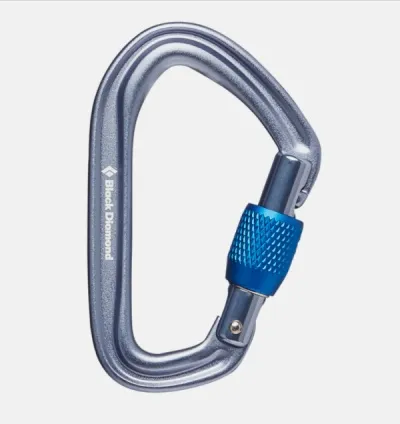 BD Carabiner Hotforge Screwgete Grey