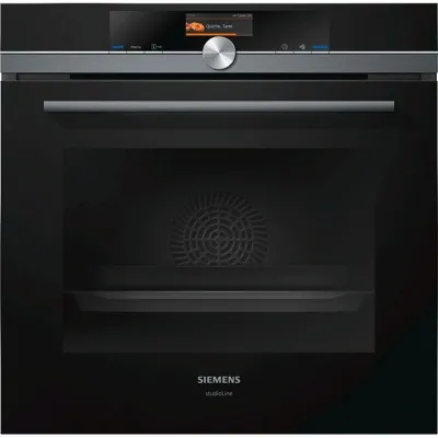 Siemens veggofn iQ700 svartu stál (Black Steel)