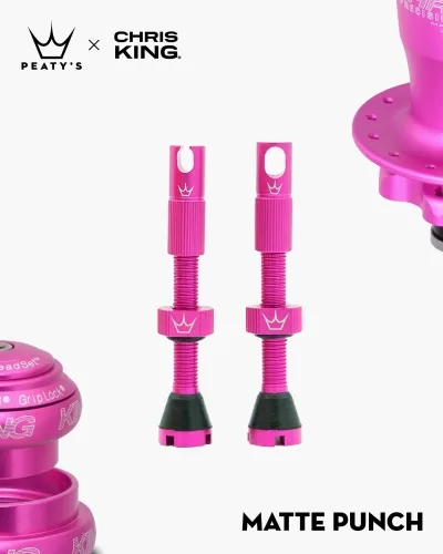 Peaty's Tubeless Valves Mk2 - Matte Punch
