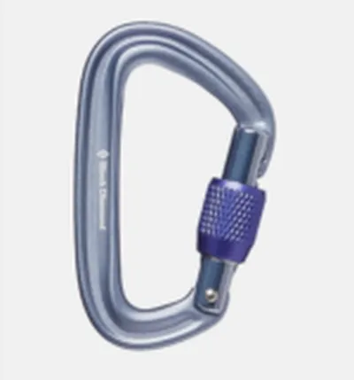 BD Carabiner Liteforge Screwgate Grey