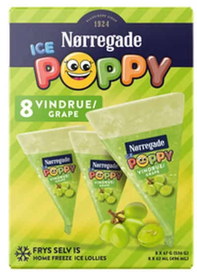 Norregade ice poppy vínberja