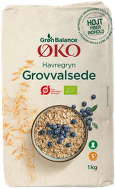 Grön Balance haframjöl gróft