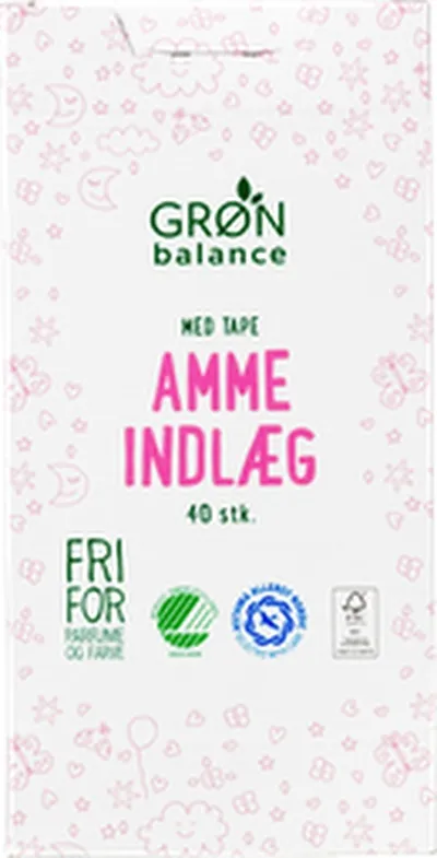 Grön Balance brjóstainnlegg