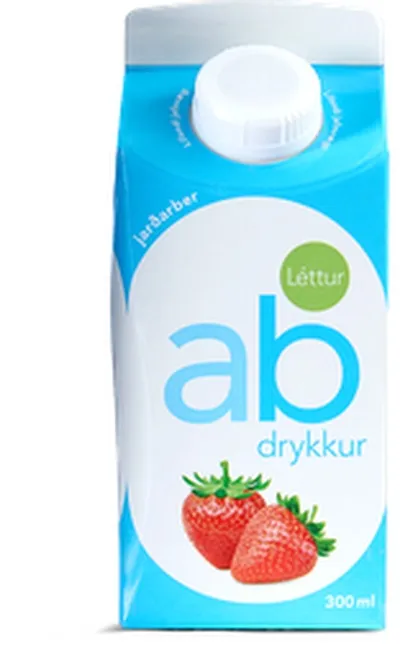 MS ab drykkur léttur með jarðarberjabragði