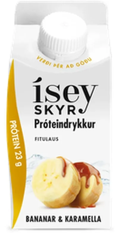 Ísey skyr próteindrykkur bananar & karamella