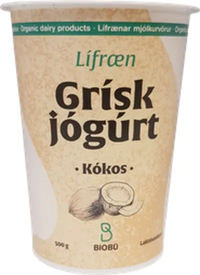 Biobú Lífræn grísk kókos 500g