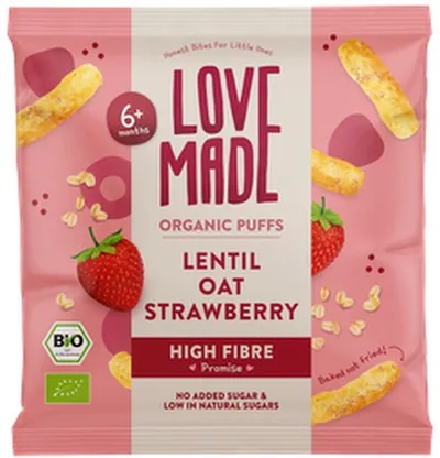 Love Made snakk linsubaunir/hafrar/jarðarber