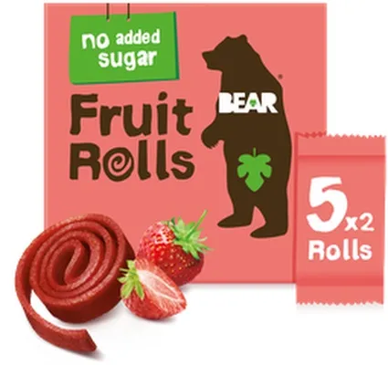 Bear fruit rolls 5pk jarðarber