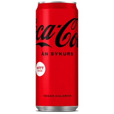 Coca Cola dós án sykurs 330ml