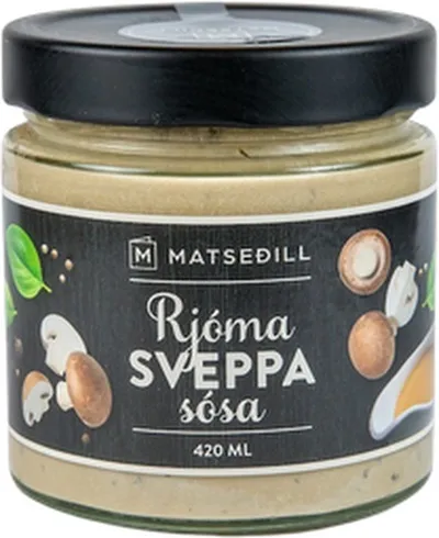 Matseðill Rjóma sveppasósa