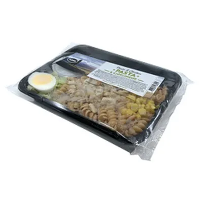 Sómi pasta með kjúklingi og eggjum