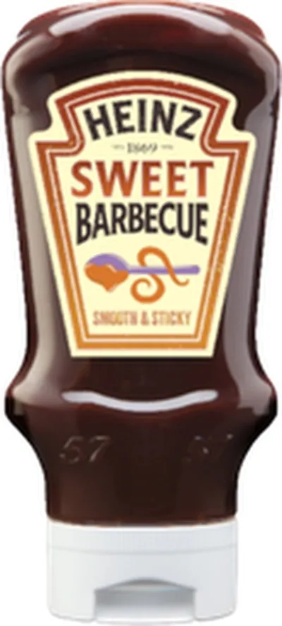 Heinz bbq sticky top down