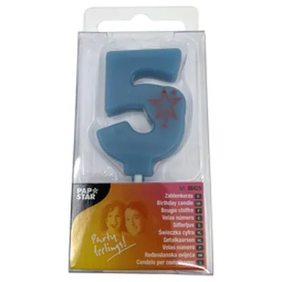 PapStar afmæliskerti 5 ára