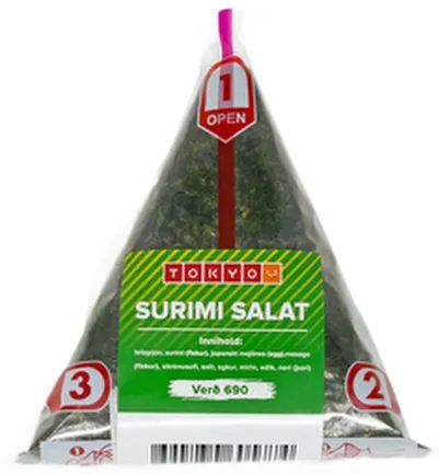 Tokyo Sushi onigiri surimi salat