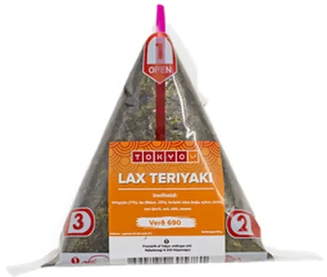 Tokyo Sushi onigiri lax teriyaki