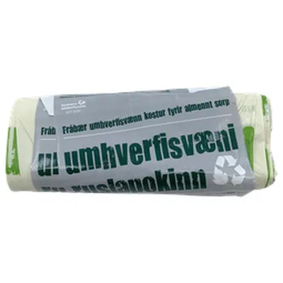 Íslenska gámafélagið umhverfisvæni ruslapokinn 19 lítrar