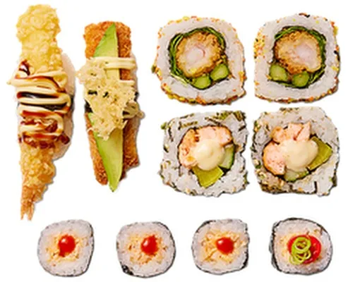 Tokyo Sushi 3 litla ekkert hrátt