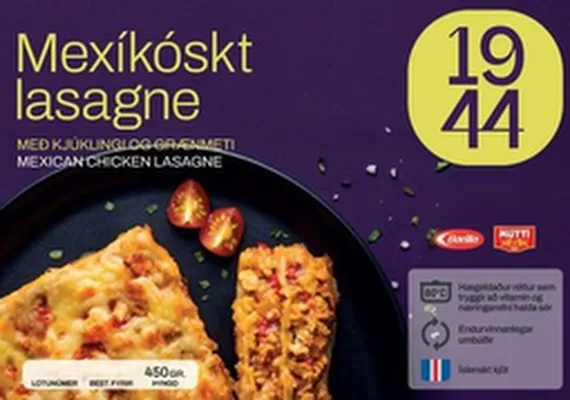 1944 mexíkóskt kjúklingalasagne