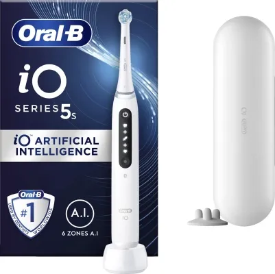 Oral-B iO Series 5s rafmagnstannbursti - Hvítur