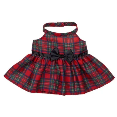 BUILD-A-BEAR - Tartan Dress