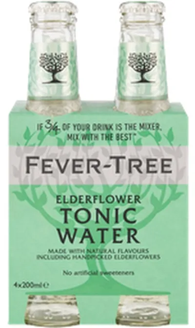 Fever-Tree 4pk elderflower tonic
