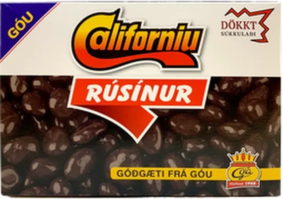 Góu súkkulaðirúsínur dökkar