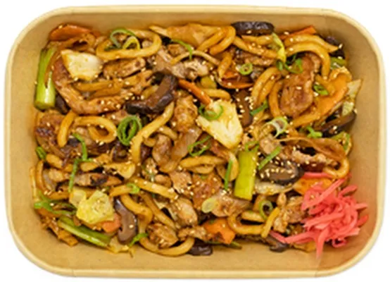 Tokyo Sushi yaki udon núðlur með kjúklingi