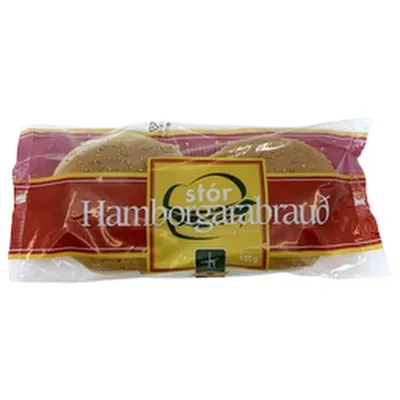 Myllu stór hamborgarabrauð