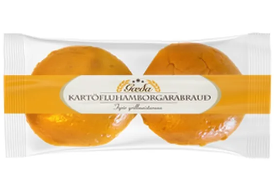 Gæðabakstur Kartöfluhamborgarabrauð