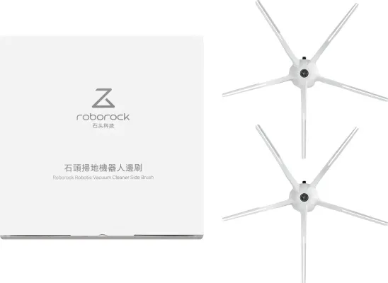 Roborock hliðarburstar (Hvítir) - 2 stk