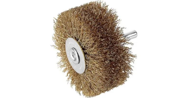 Lux vírhjól 80mm messing