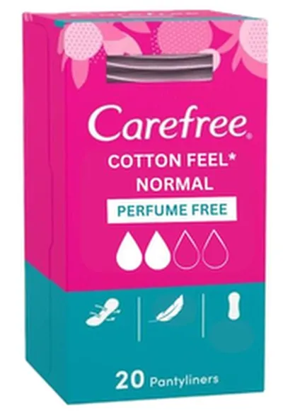 Carefree innlegg cotton feel unscented