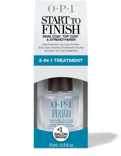 OPI - Start to Finish Base Coat, Top Coat & Strengthener