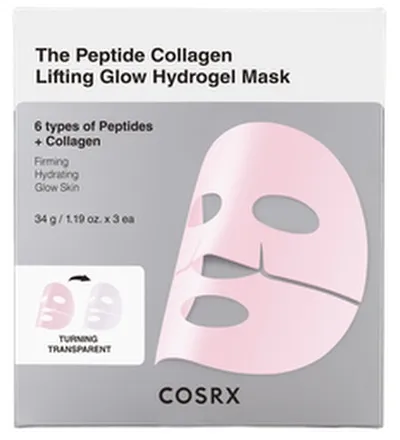 Cosrx 3pk collagen glow hydrogel mask