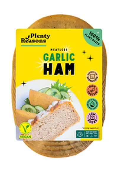 Plenty Reasons vegan álegg garlic ham